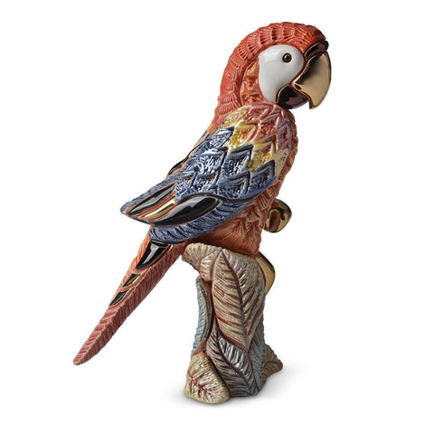 De Rosa Red Parrot Figurine