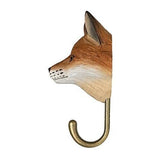 Wildlife Garden: Hook: Hand Carved Fox