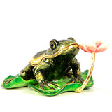 Juliana:Trinket Box: Treasured Trinkets: Frog On A Lily Pad