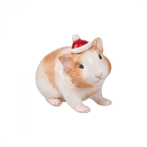 Goebel Christmas Friends Hamster - with his special hat