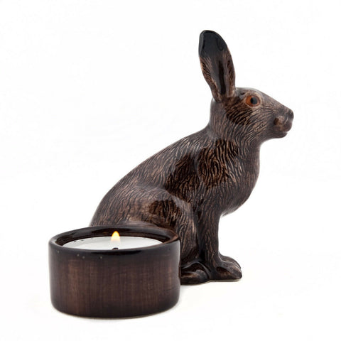 Quail Ceramics: T- Lite Holder: Hare