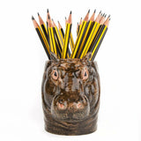 Quail Ceramics: Pencil Pot: Hippo