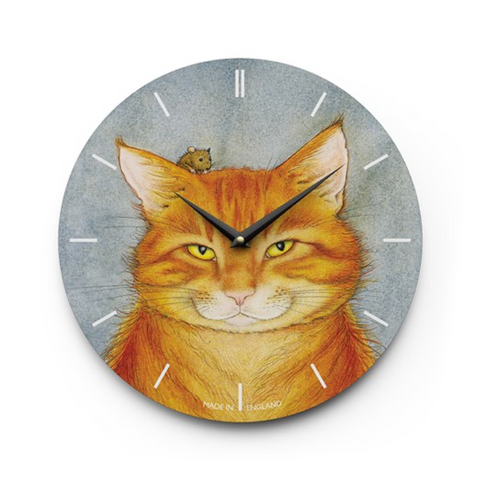 Moongazer Clock - Jasper the Ginger Cat