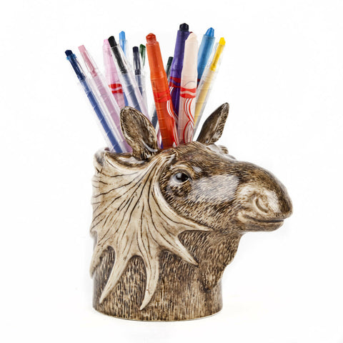 Quail Ceramics: Pencil Pot: Moose