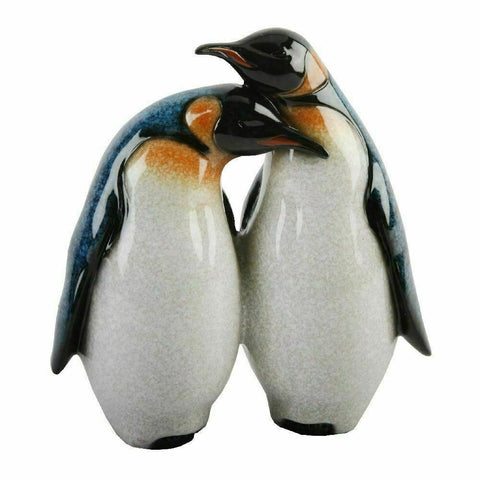 Naturecraft Polished Stone Effect Penguin Pair