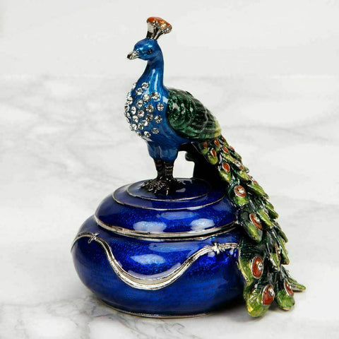 Juliana: Trinket Box: Treasured Trinkets - Peacock