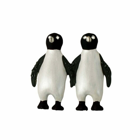 Rodney Holman: Brooch - Penguin Pair
