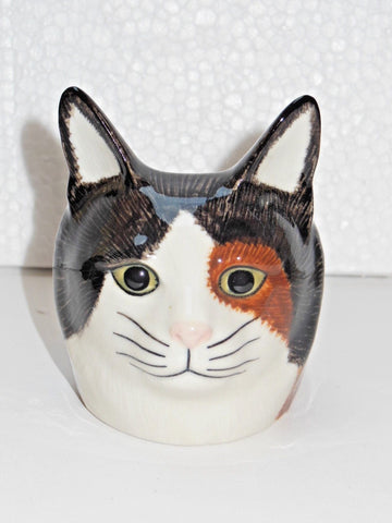 Quail Ceramics: Face Egg Cup: Cat - Poppet