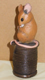 Richard Cooper Studio Mouse on Cotton Reel
