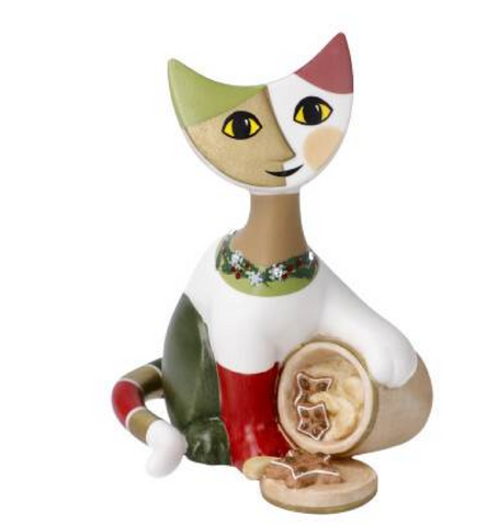 Rosina Wachtmeister Ghiottona Christmas cat with cookie jar
