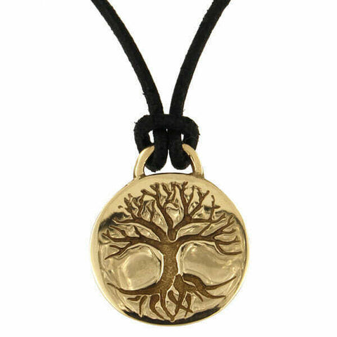 ST JUSTIN BRONZE - TREE OF LIFE - DISC PENDENT
