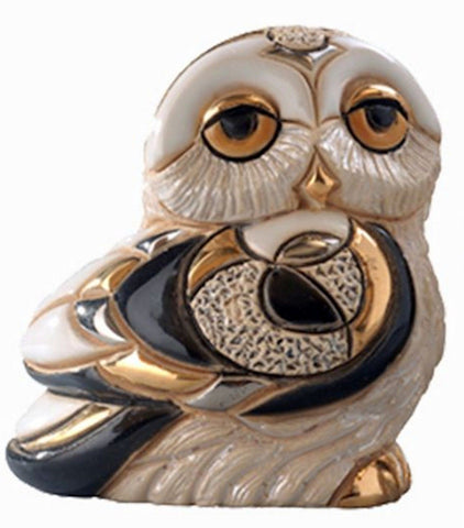 De Rosa Snowy Owl Figurine