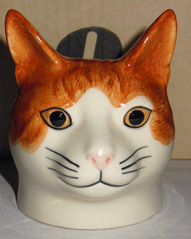 Quail Ceramics: Face Egg Cup: Cat - Squash