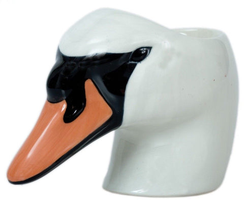 Quail Ceramics: Face Egg Cup: Swan