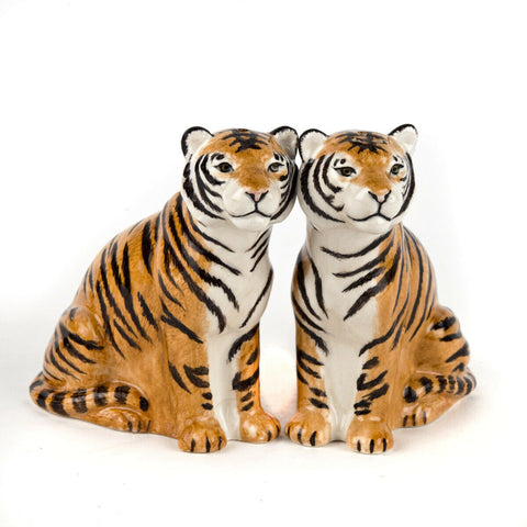 Quail Ceramics Tiger Salt And Pepper Pots