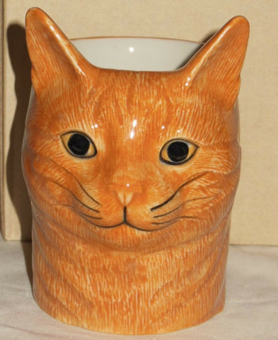 Quail Ceramics: Pencil Pot: Cat: Vincent