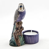 Quail Ceramics: T- Lite Holder: Violet Budgie