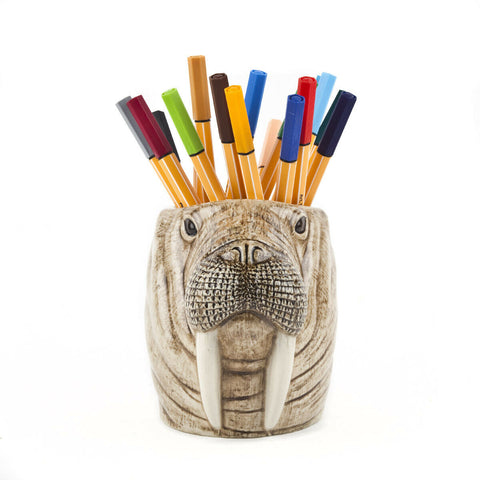 Quail Ceramics: Pencil Pot: Walrus