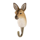Wildlife Garden Hook Hand Carved Kangaroo