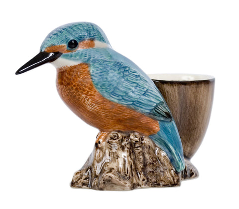 Quail Ceramics: Egg Cup With Kingfisher