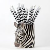 Quail Ceramics: Pencil Pot: Zebra