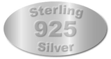 Zilver Designs Pendant Dancing Stone Cat. 925 Silver